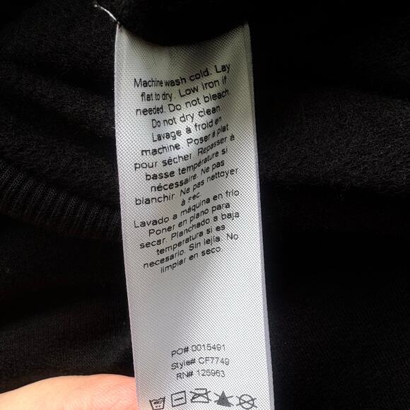 Beyond Yoga Oversized Sweatshirt NWT Sz XS Black Crew Neck Relaxed Pullover - Picture 8 of 11